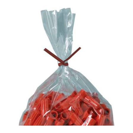 Box Packaging Paper Twist Ties, 6"L x 5/32"W, Red, 2000/Pack PBT6R